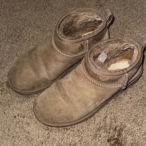 UGG Women's Tan Suede Ankle Boots